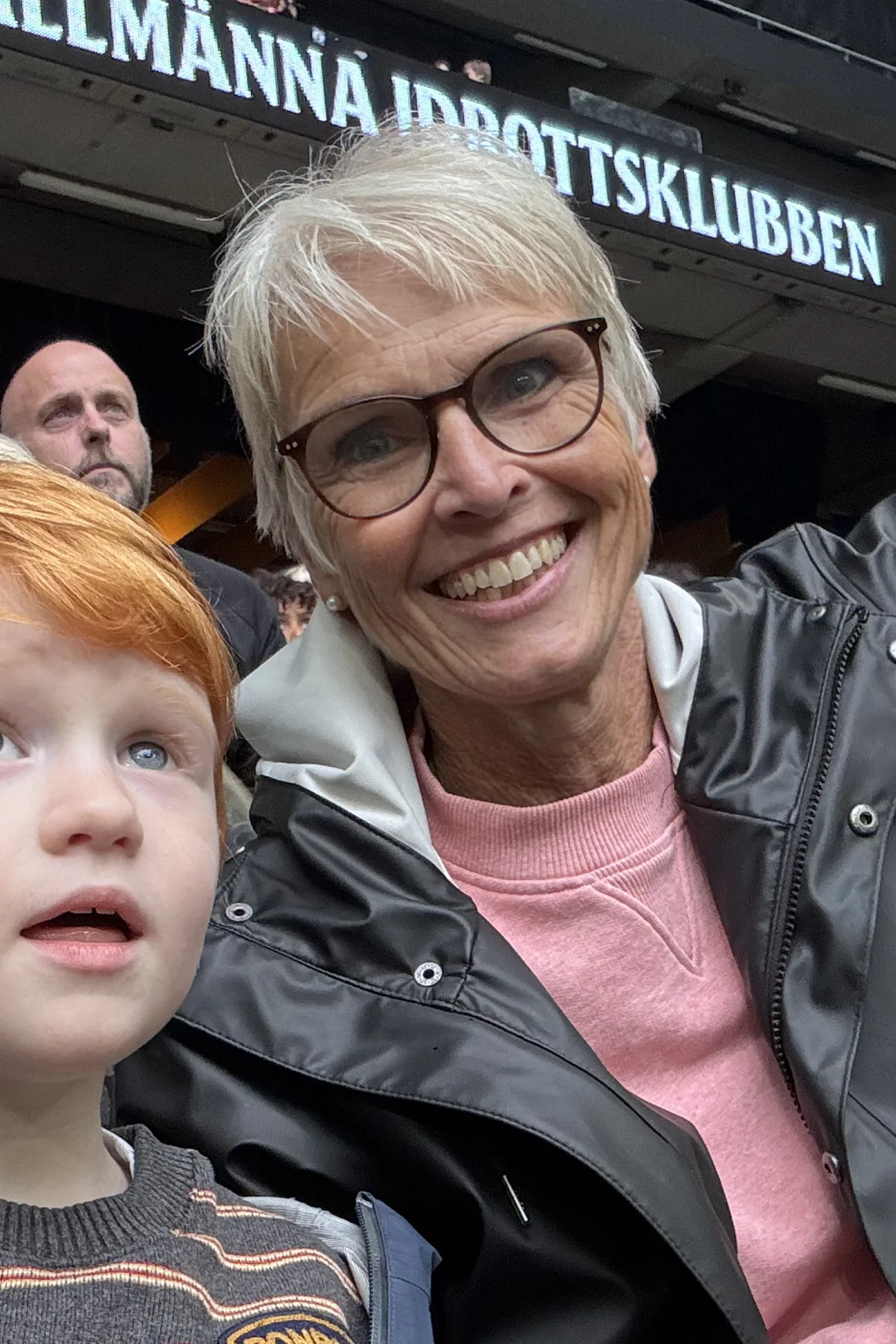 Magdalena at a football match